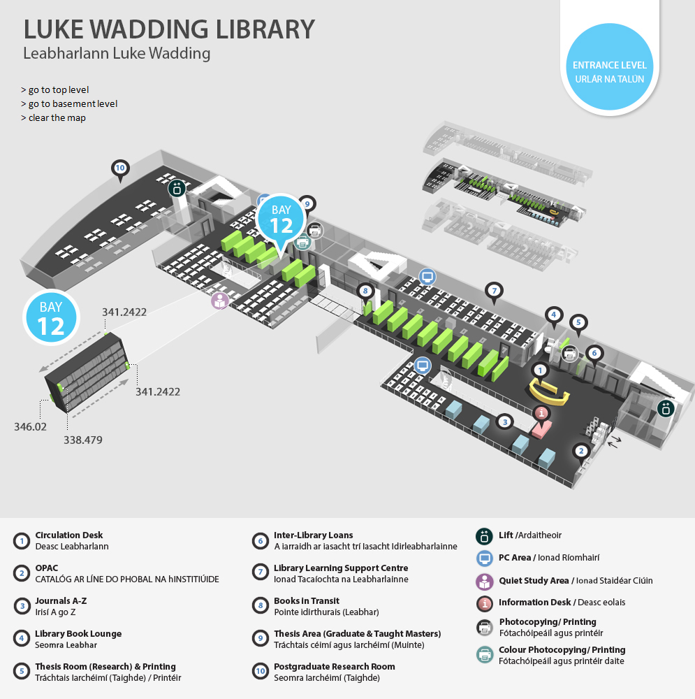 Map: Entrance Level