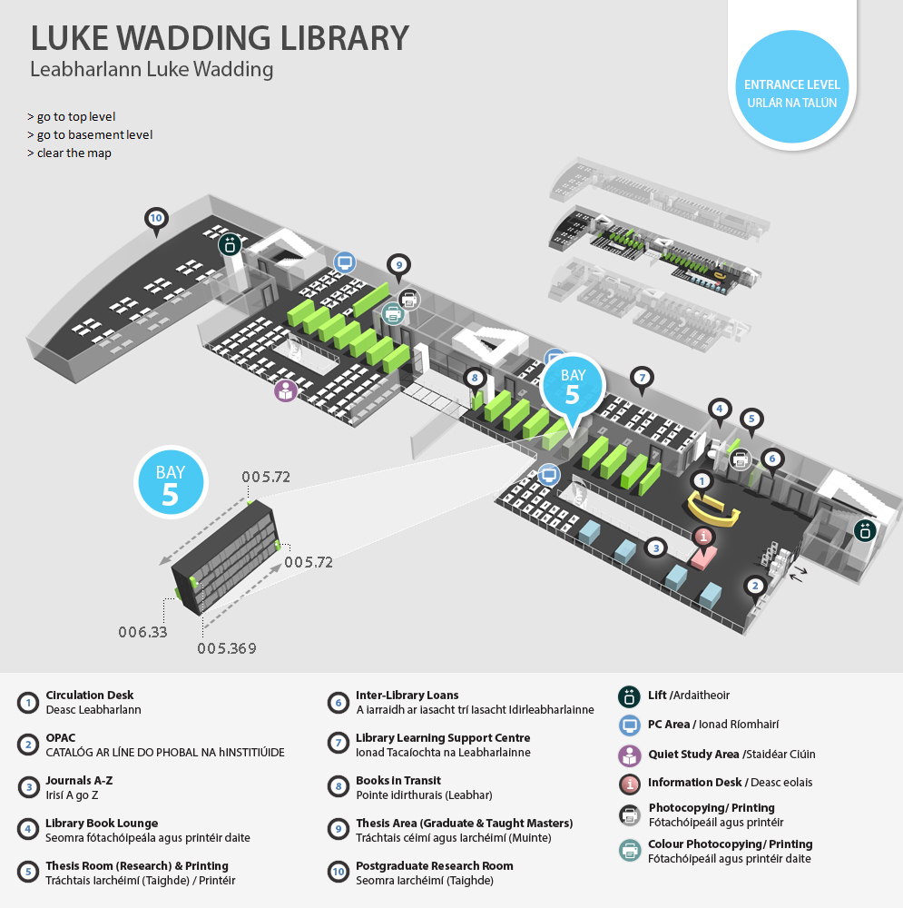 Map: Entrance Level